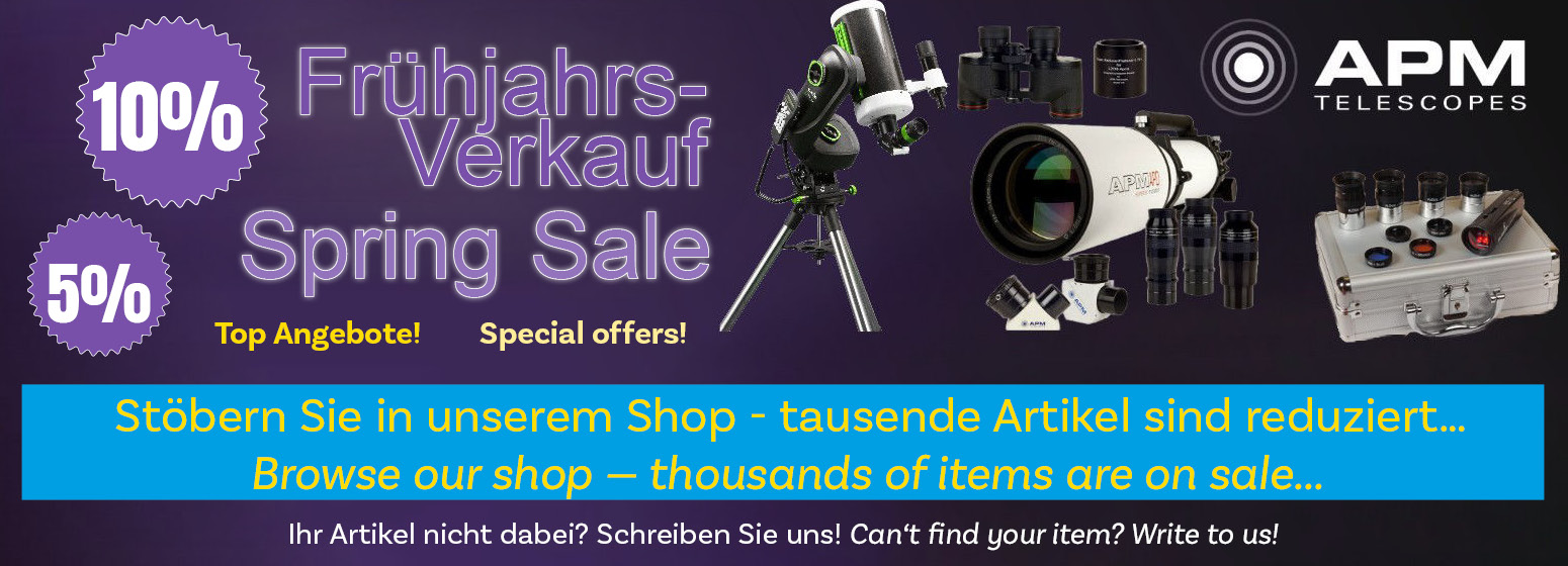 APM Telescopes NEWSLETTER 2026/03/16